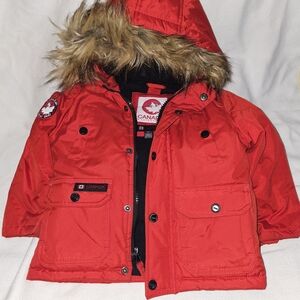 Canada Weather Gear- Kids Red Puffer